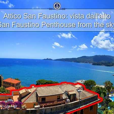 Welcome Riviera - Attico San Faustino 165 Mq Piu 110 Mq Di Terrazza- In Villa 700 ,Vista Mare Strepitosa-100 M Dalla Spiaggia-Parking Esclusivo راباللو المظهر الخارجي الصورة