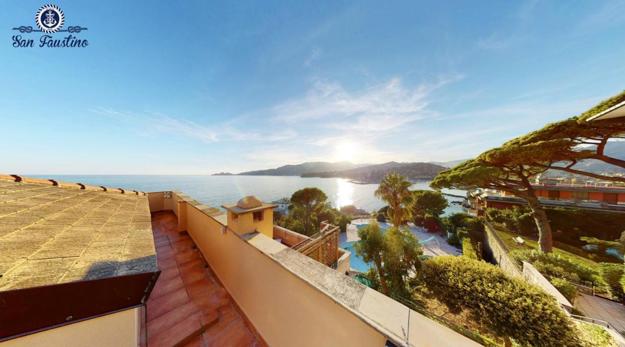 Welcome Riviera - Attico San Faustino 165 Mq Piu 110 Mq Di Terrazza- In Villa 700 ,Vista Mare Strepitosa-100 M Dalla Spiaggia-Parking Esclusivo راباللو المظهر الخارجي الصورة