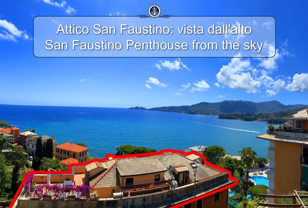 Welcome Riviera - Attico San Faustino 165 Mq Piu 110 Mq Di Terrazza- In Villa 700 ,Vista Mare Strepitosa-100 M Dalla Spiaggia-Parking Esclusivo راباللو المظهر الخارجي الصورة